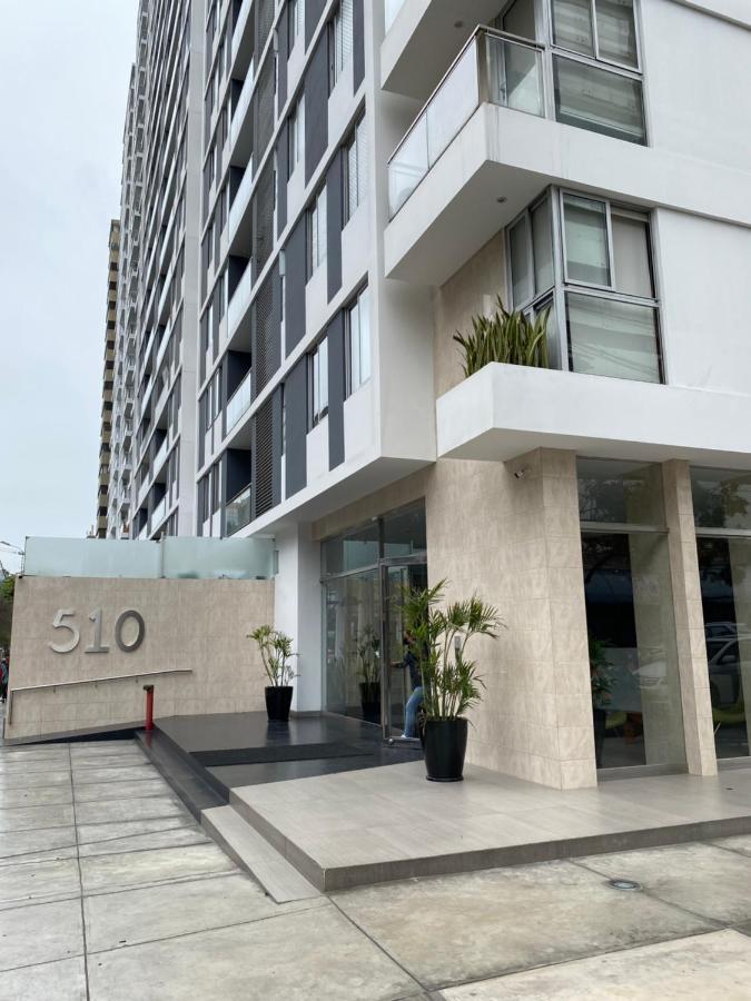 Hermoso Apartamento Con Piscina Miraflores- Canvas Lima Eksteriør billede