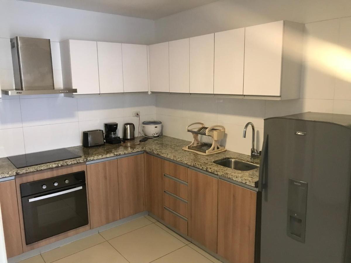 Hermoso Apartamento Con Piscina Miraflores- Canvas Lima Eksteriør billede