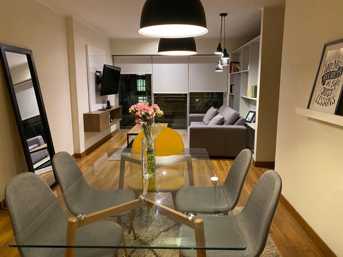 Hermoso Apartamento Con Piscina Miraflores- Canvas Lima Eksteriør billede
